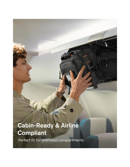 Bolsa de Gimnasio Tolaccea 40L Impermeable 3 en 1 Negro