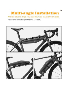 Bolsa Triangular Impermeable ROCKBROS 1.5L para Bicicleta 2