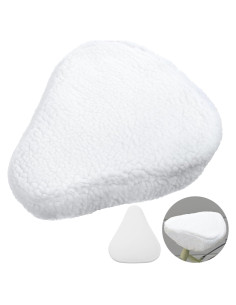 Cubierta de Asiento de Bicicleta Feekoon Blanca con Almohadilla