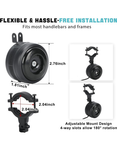 Alarma Antirrobo para Bicicleta Powallon PA1 Recargable USB