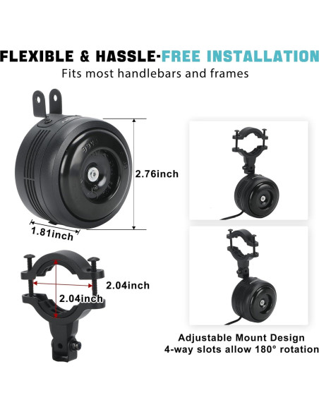 Alarma Antirrobo para Bicicleta Powallon PA1 Recargable USB