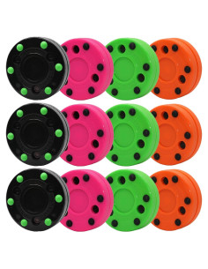 Puck de Hockey sobre Patines Green Biscuit 12 Unidades Multicolor