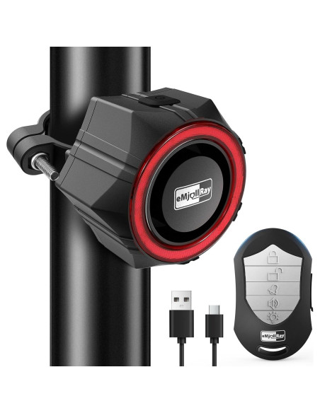 Alarma Inalámbrica para Bicicleta eMjollRay 110dB IP65
