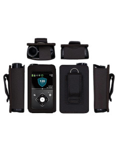 Funda de Cuero para Bomba de Insulina Medtronic Minimed 630G-780G