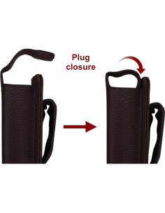 Funda de Cuero para Bomba de Insulina Medtronic Minimed 630G-780G 2