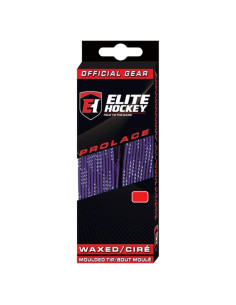 Cuerdas de Hockey Enceradas Elite Prolace 243.84 cm Púrpura