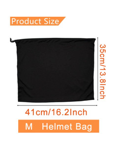 Bolsa para Casco de Motocicleta KOOU 41x35cm Resistente al Agua 2