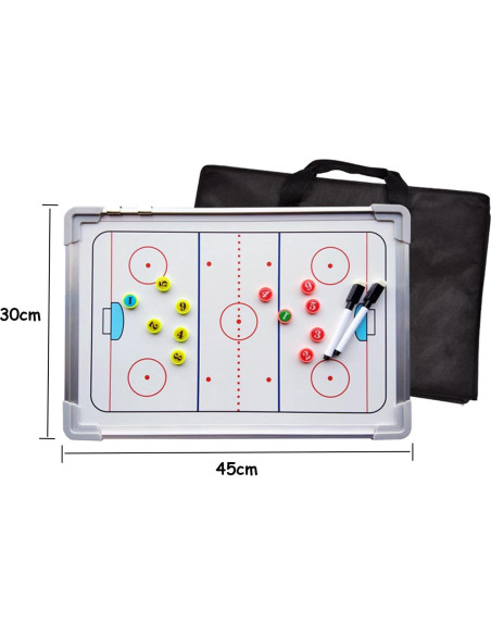 Tablero de Tácticas Hockey sobre Hielo Joyeee 45x30 cm