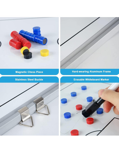 Tablero de Tácticas Hockey sobre Hielo Joyeee 45x30 cm