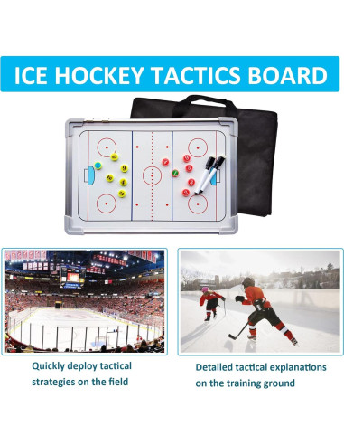 Tablero de Tácticas Hockey sobre Hielo Joyeee 45x30 cm