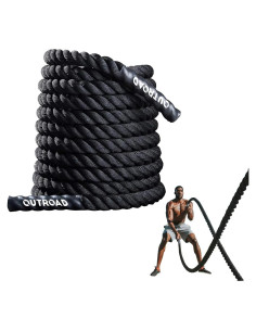 Cuerda de Batalla OUTROAD 30ft (9.14m) Poliéster 1.5"