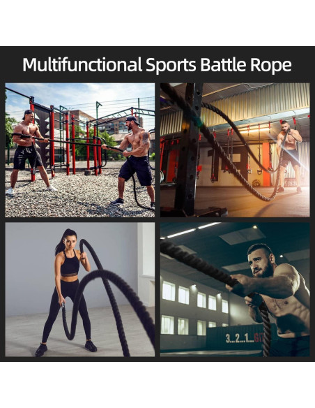 Cuerda de Batalla OUTROAD 30ft (9.14m) Poliéster 1.5"