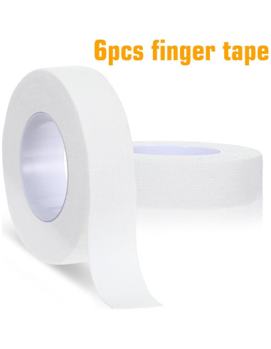 Cinta Deportiva KFHENSOMR para Dedos y Pies 6 Rollos 1.27 cm x 5 m