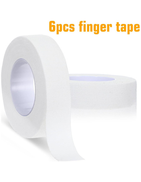 Cinta Deportiva KFHENSOMR para Dedos y Pies 6 Rollos 1.27 cm x 5 m