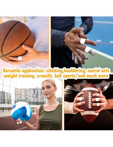 Cinta Deportiva KFHENSOMR para Dedos y Pies 6 Rollos 1.27 cm x 5 m