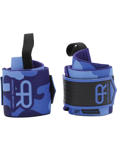 Muñequera PR Personal Record PR901-ADV-ALLBLACK Camuflaje Azul