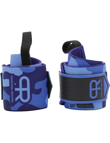 Muñequera PR Personal Record PR901-ADV-ALLBLACK Camuflaje Azul