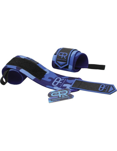 Muñequera PR Personal Record PR901-ADV-ALLBLACK Camuflaje Azul
