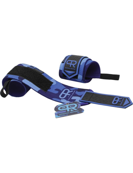Muñequera PR Personal Record PR901-ADV-ALLBLACK Camuflaje Azul