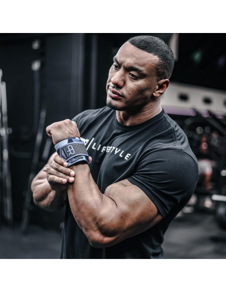 Muñequera PR Personal Record PR901-ADV-ALLBLACK Camuflaje Azul