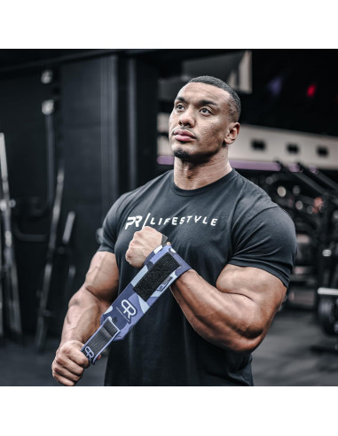 Muñequera PR Personal Record PR901-ADV-ALLBLACK Camuflaje Azul