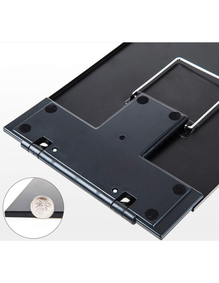 Soporte de Documentos Lawei 2 Piezas Ajustable Negro A4