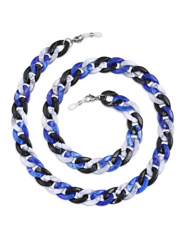 Cadena de Gafas Acrílicas Cosace 71 cm Antideslizante Gris