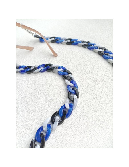 Cadena de Gafas Acrílicas Cosace 71 cm Antideslizante Gris