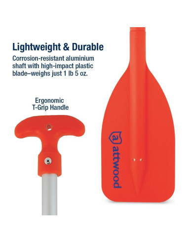 Remo Telescópico de Emergencia Attwood 61-137 cm Naranja