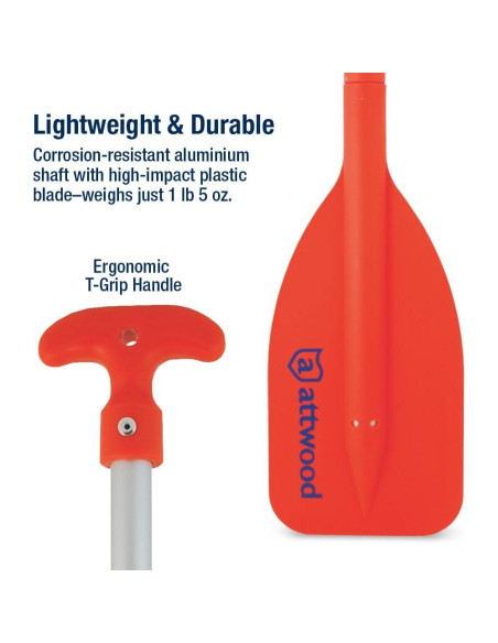 Remo Telescópico de Emergencia Attwood 61-137 cm Naranja