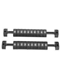 Contador de Fútbol de Mesa Alomejor 2 Piezas Negro