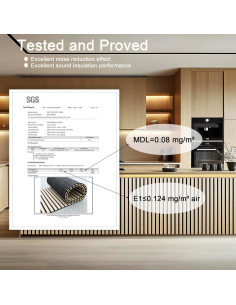 Paneles de Pared Acústicos de Madera Roble 240x60 cm 2