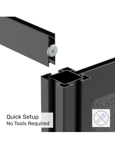 Pared Modular Divisor de Habitaciones S Stand Up 177.8x177.8cm