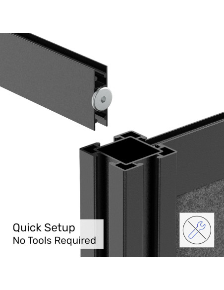 Pared Modular Divisor de Habitaciones S Stand Up 177.8x177.8cm