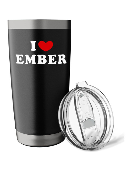 Vaso Térmico Aislado Ember 20 oz Acero Inoxidable Negro