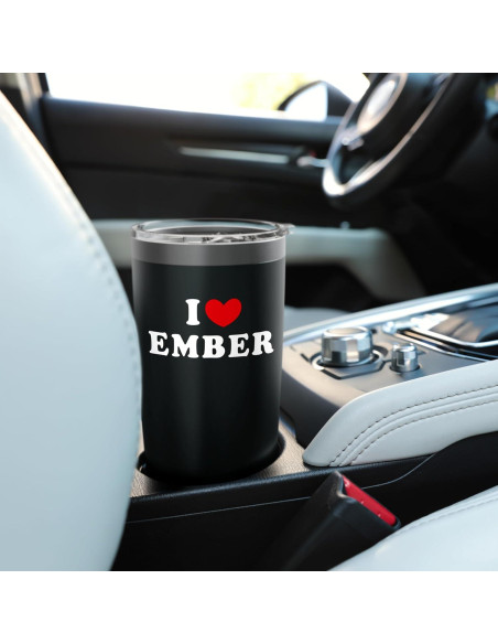 Vaso Térmico Aislado Ember 20 oz Acero Inoxidable Negro