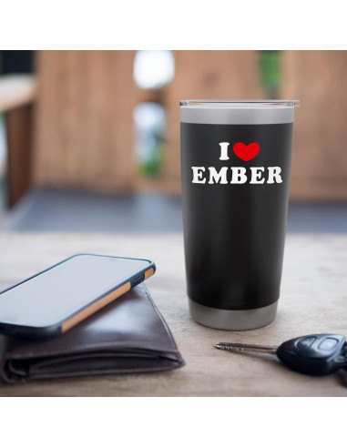 Vaso Térmico Aislado Ember 20 oz Acero Inoxidable Negro