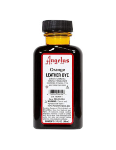 Tinte de Cuero Angelus Naranja 89.79ml - Color Duradero