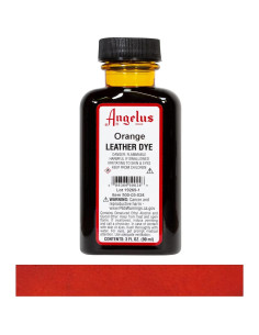 Tinte de Cuero Angelus Naranja 89.79ml - Color Duradero 2