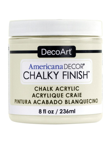 Pintura Chalky Finish DecoArt Americana 8oz Encaje Mate