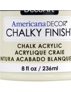 Pintura Chalky Finish DecoArt Americana 8oz Encaje Mate 2
