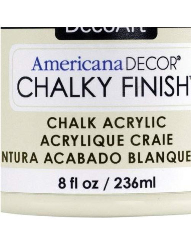 Pintura Chalky Finish DecoArt Americana 8oz Encaje Mate