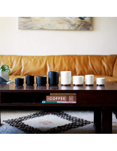 Taza de Cerámica Fellow Monty 325 ml Negro Mate Doble Pared