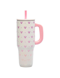Taza de Viaje Zak Designs Minnie Mouse 40oz Acero Inoxidable