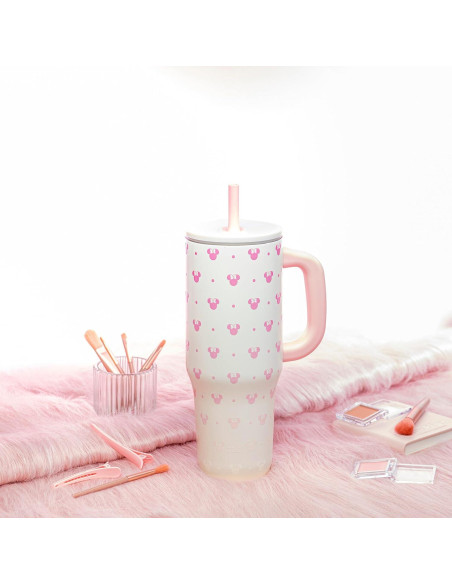 Taza de Viaje Zak Designs Minnie Mouse 40oz Acero Inoxidable