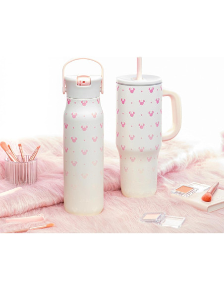 Taza de Viaje Zak Designs Minnie Mouse 40oz Acero Inoxidable