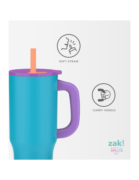 Taza de Viaje Zak Designs Minnie Mouse 40oz Acero Inoxidable