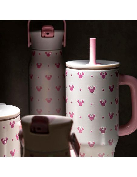 Taza de Viaje Zak Designs Minnie Mouse 40oz Acero Inoxidable