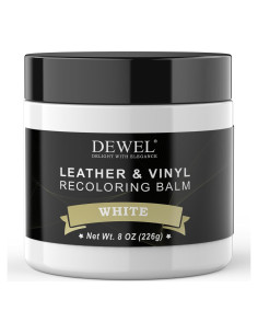 Bálsamo de Recoloración DEWEL para Cuero Blanco 226g