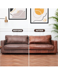 Bálsamo de Recoloración DEWEL para Cuero Blanco 226g 2